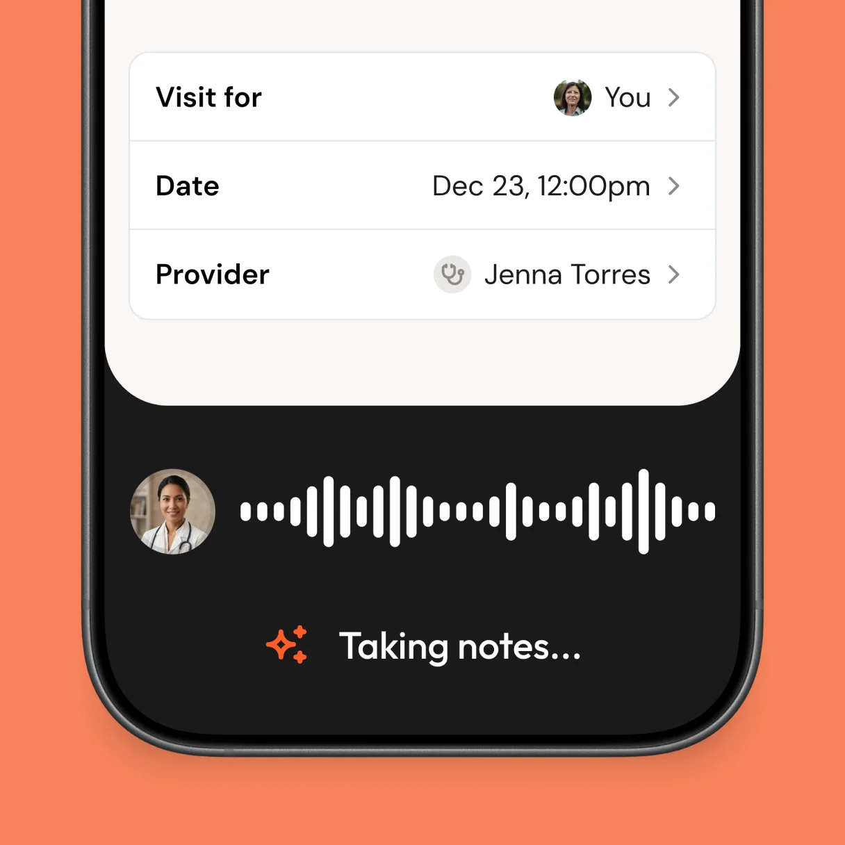 Kin recording screen